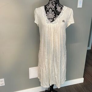 Lauren Ralph Lauren Cream Elegant Sleeping Gown